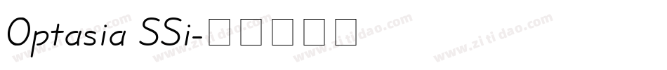 Optasia SSi字体转换